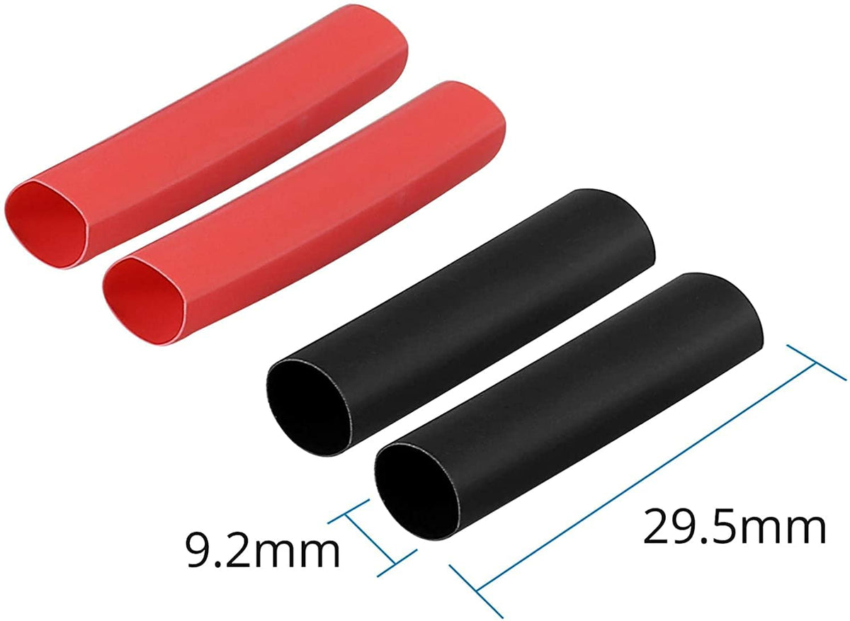 10 Paia Connettori XT90 Maschio-Femmina | Alta Qualità per RC Lipo Batterie, Droni, Aeroplani | Inclusi 40 Termoretraibili, Giallo Rosso Nero, Plastica