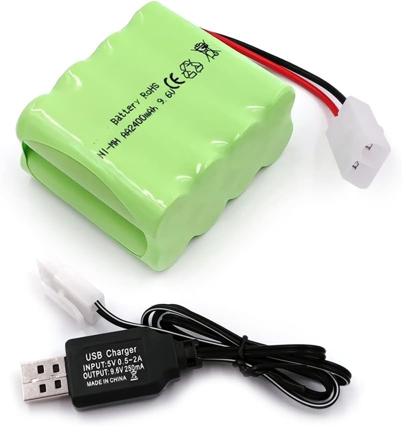 1 Piece Rechargeable Battery 4.8V Ni-Mh 2400 mAh for Remote Car Control