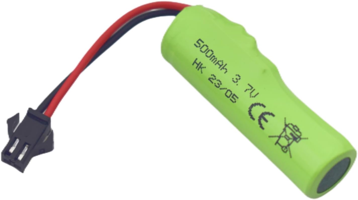 2 Pieces 3.7V 500mah lithium battery for DE35 DE38 DE40 DE50 TB202 TB201 TM201 TM202 TC141 DE44 DE55 TS201 TD202 TD161 Double Face Roll stunt RC Car Kids Toy