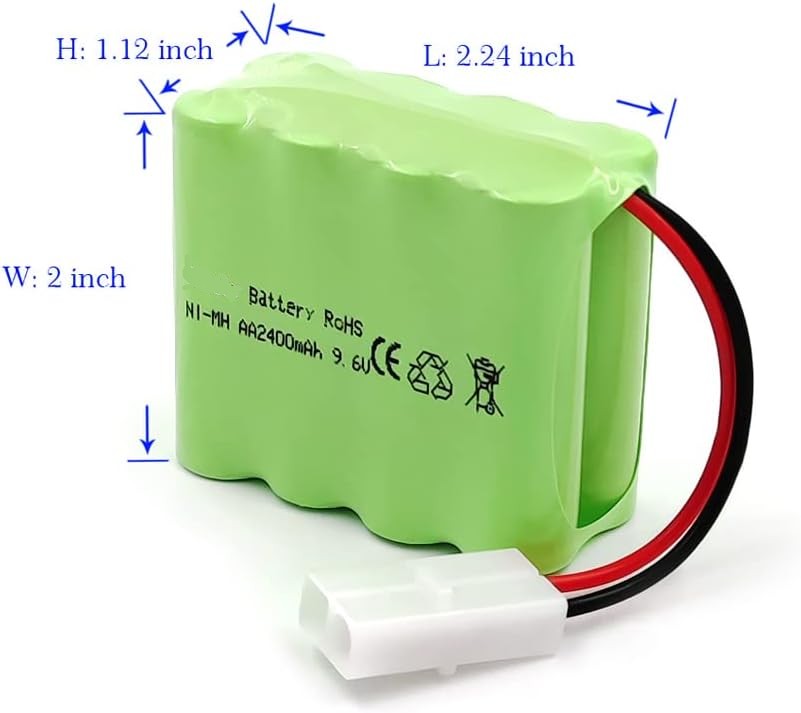 1 Piece Rechargeable Battery 4.8V Ni-Mh 2400 mAh for Remote Car Control