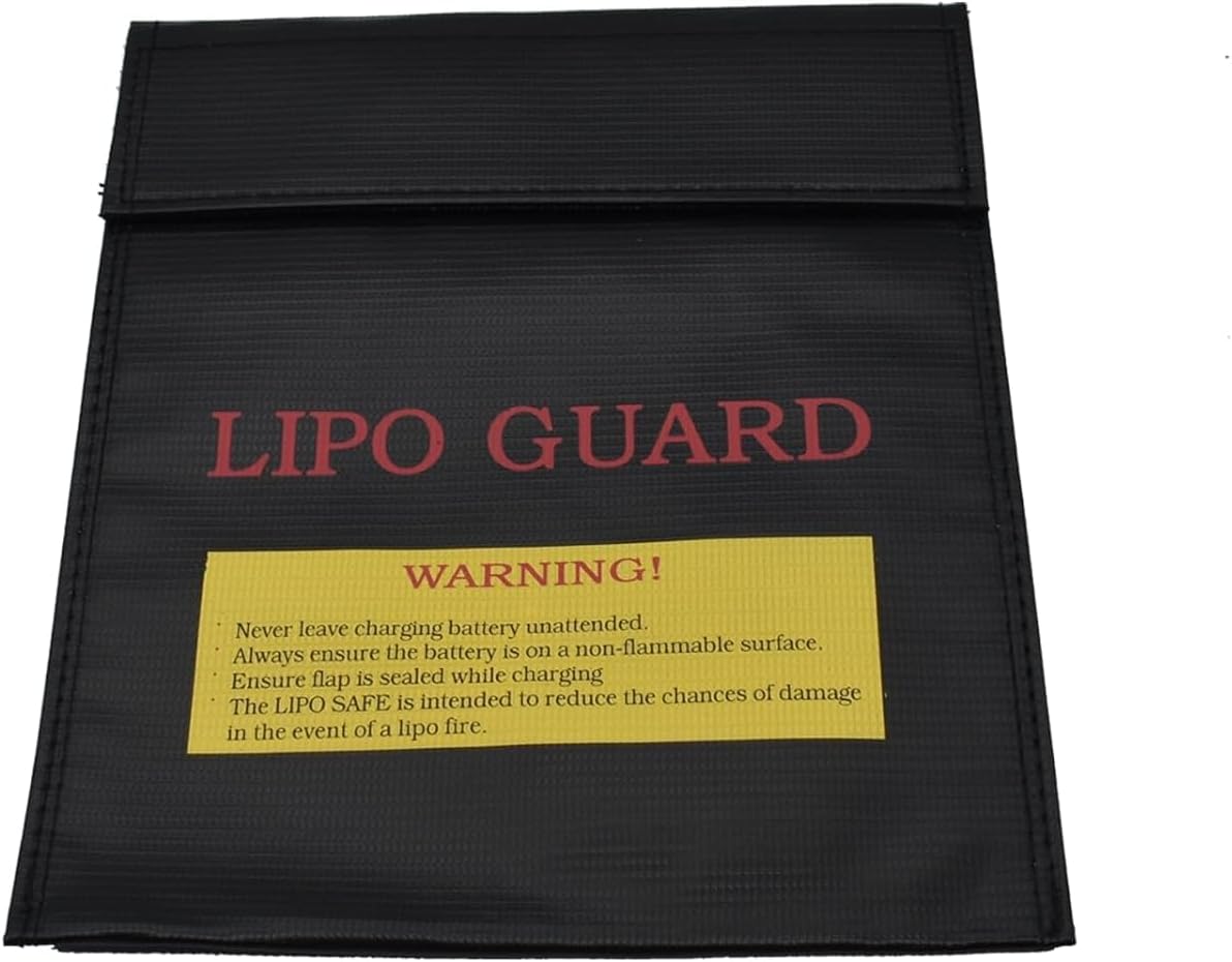 Lipo Bag Fireproof battery bag ideal for charging fire resistant Lipo batteries (Size 185 x 75 x 60 cm)