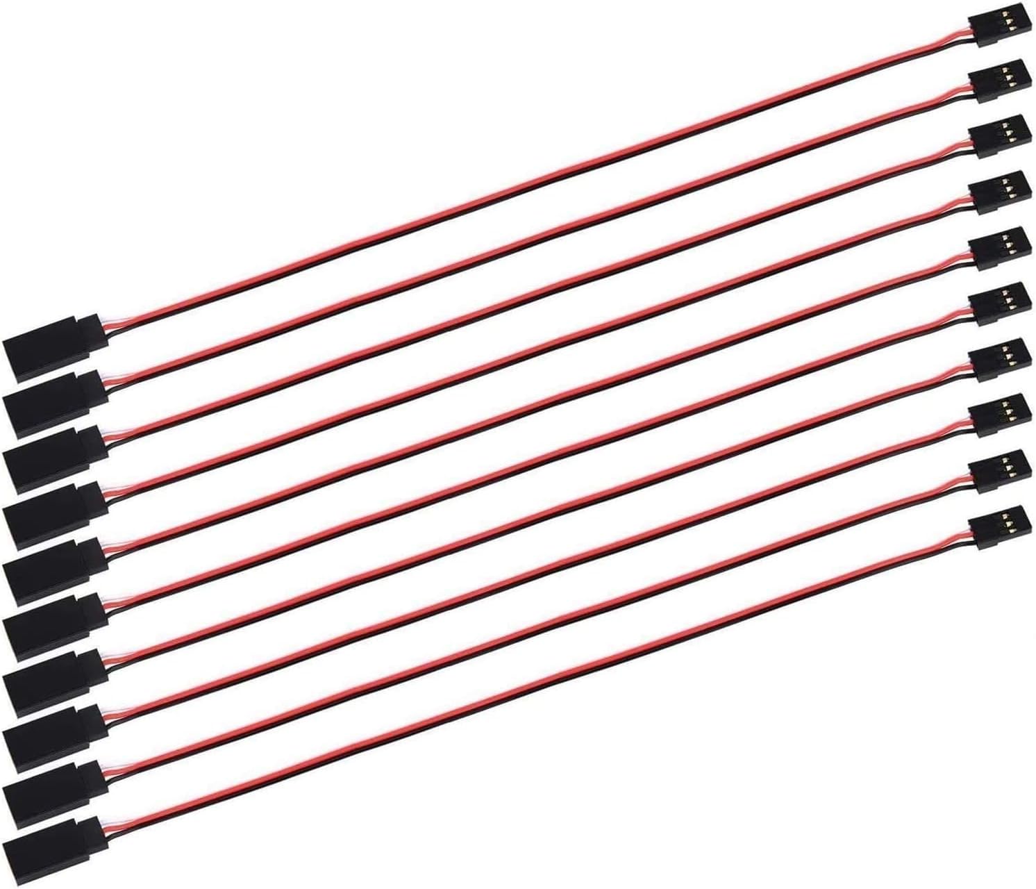 2 Pieces XT60 Parallel Male to 2 Female and Female to 2 Male 14AWG Cable | RC Lipo Battery Adapters | Drones, Cars, Airplanes, Model Builders