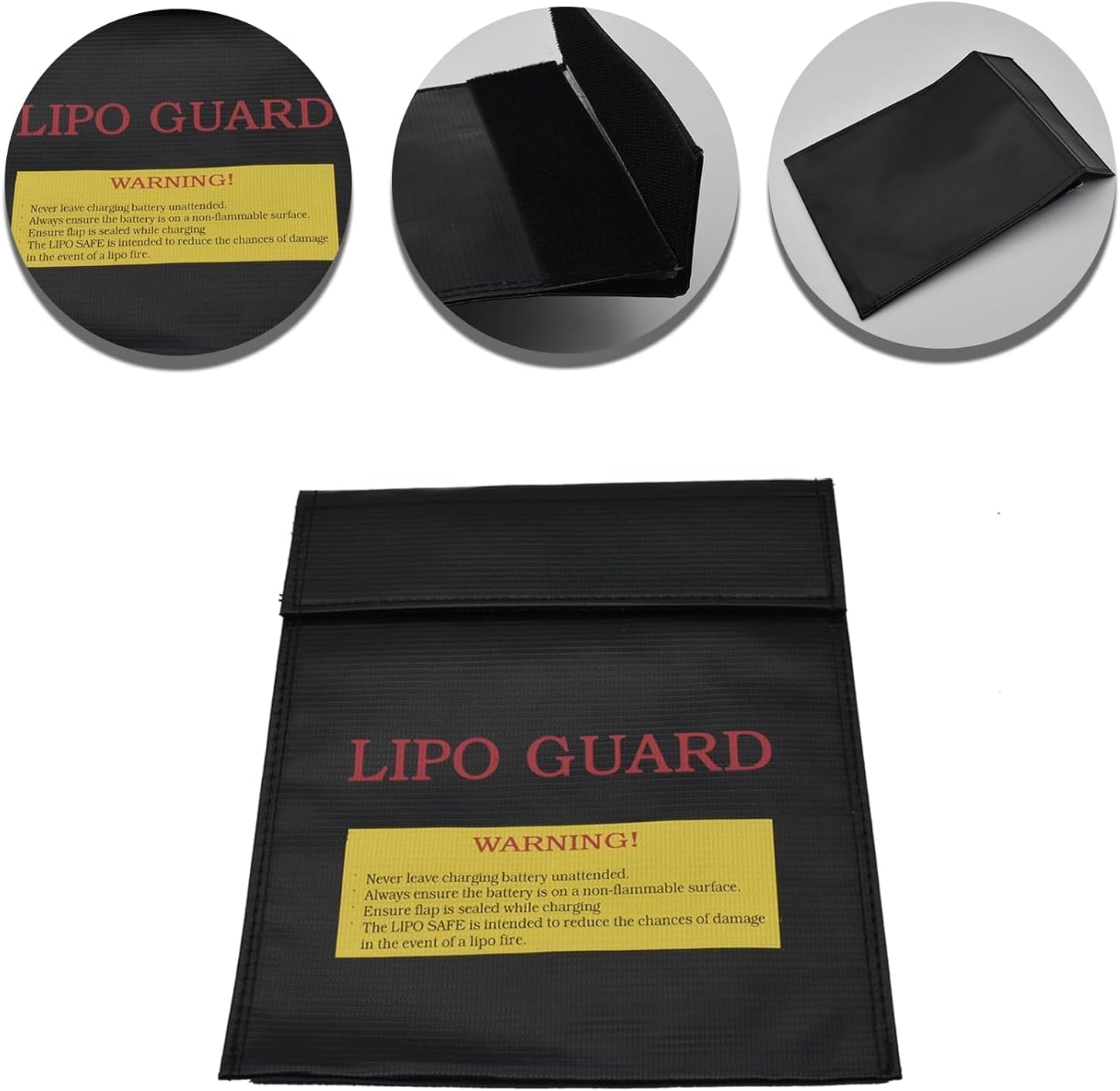 Lipo Bag Fireproof battery bag ideal for charging fire resistant Lipo batteries (Size 185 x 75 x 60 cm)