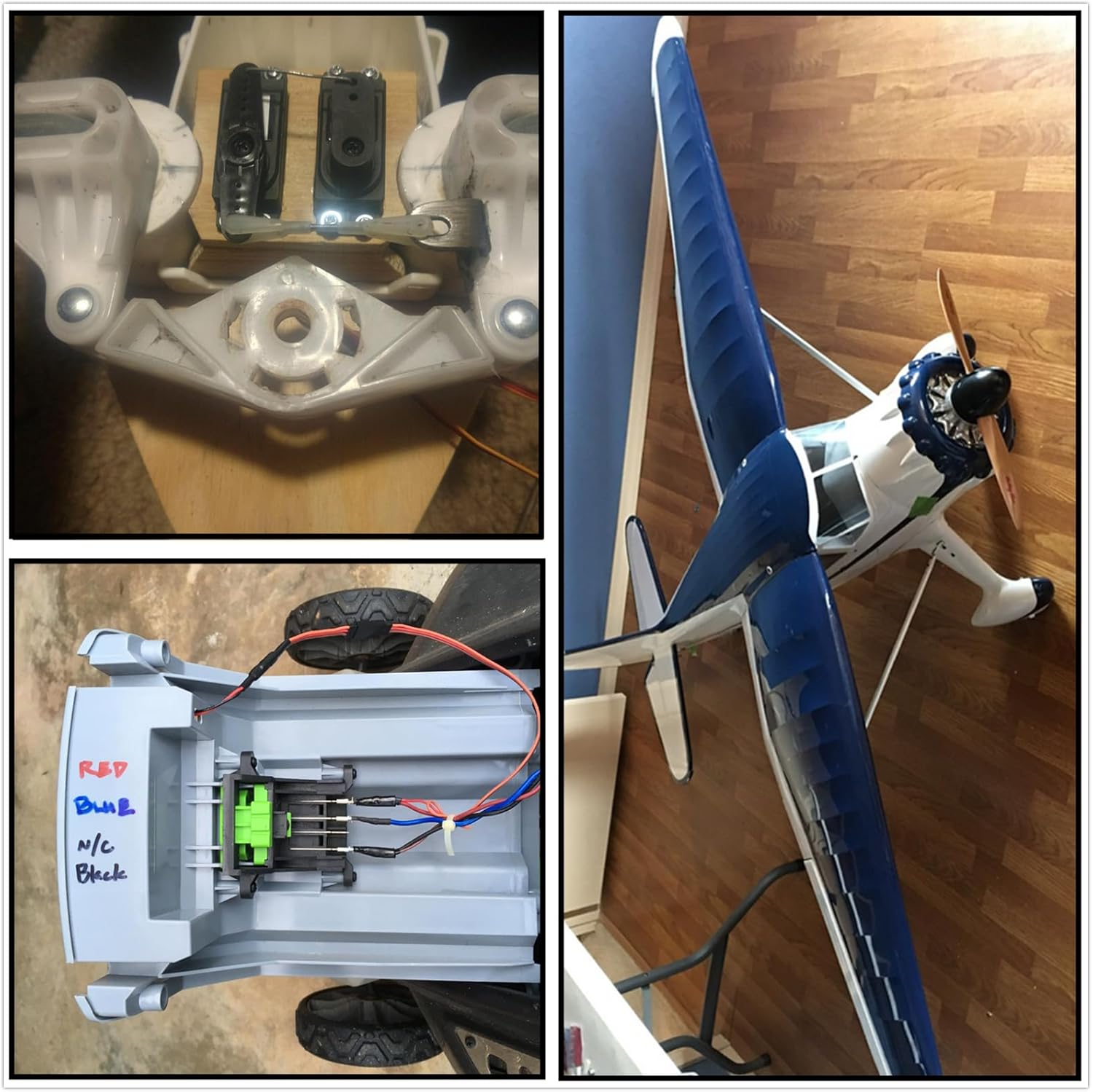 2 Pieces XT60 Parallel Male to 2 Female and Female to 2 Male 14AWG Cable | RC Lipo Battery Adapters | Drones, Cars, Airplanes, Model Builders