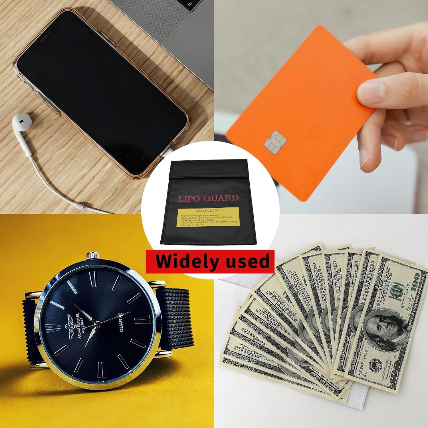 Lipo Bag Fireproof battery bag ideal for charging fire resistant Lipo batteries (Size 185 x 75 x 60 cm)