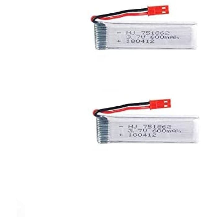 2 Pezzi Batteria Lipo Ricaricabile 3.7V 600mAh per RC Droni quadricotteri UDI U817 U817C U817A U818A WLtoys V959 V969 V979 V989 RC.