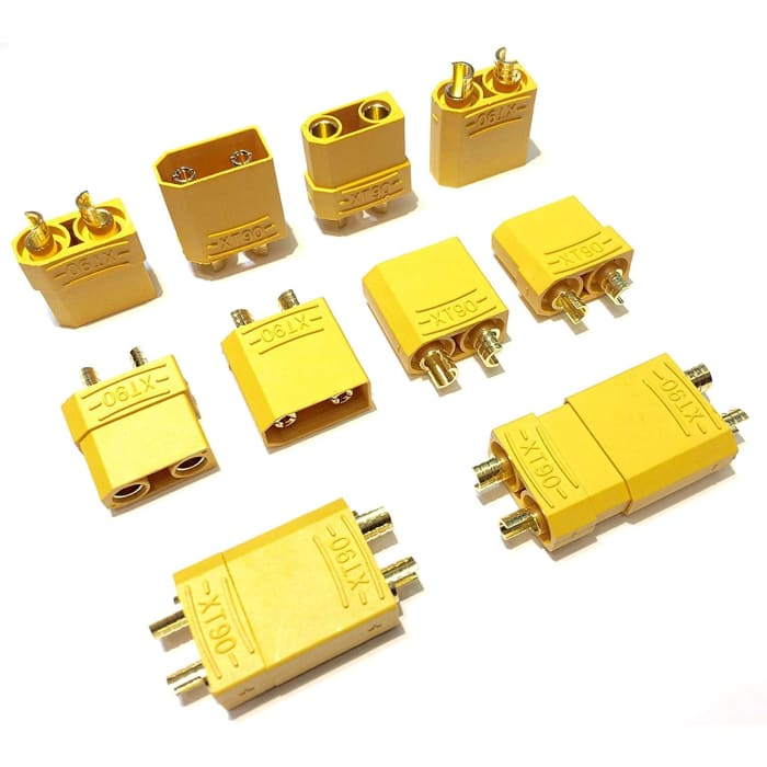 5 Paia di connettori XT90 di Alta qualità, Maschio-Femmina, connettori per batterie da modellismo RC Lipo.