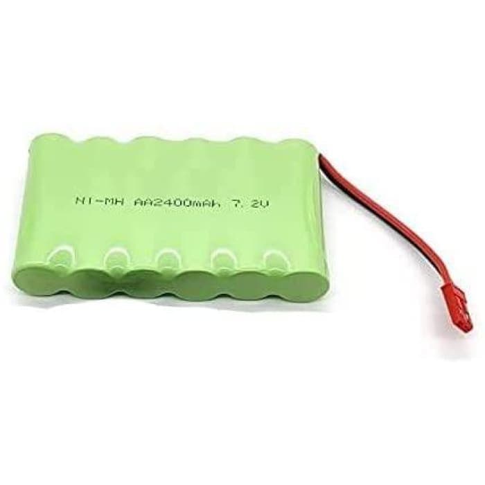 Batteria Ricaricabile 6.0V 800mAh Per Auto Giocattolo RC Con Spina SM2P – Include Cavo USB – Per Camion Stunt Car Ed Escavatori