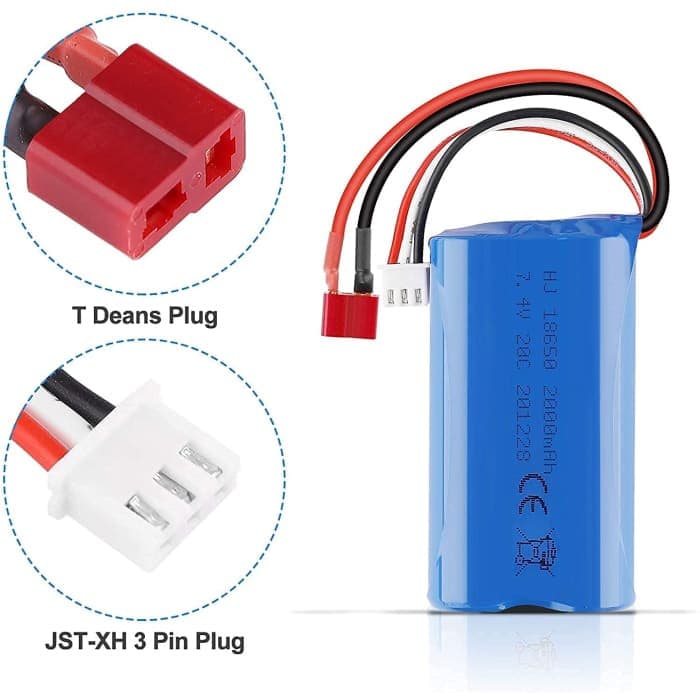 7.4V 2S 3800mAh LiPo Battery for Wltoys 144010/12428/124019/124018 1/10 RC Car e 7.4V 2S 3800mAh LiPo Battery for Wltoys 144010/12428/124019/124018 1/10 RC Car e