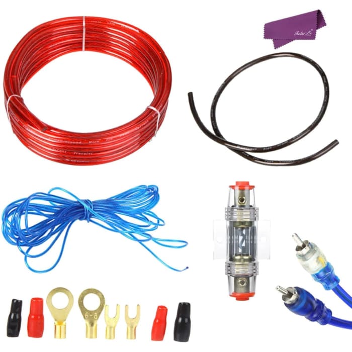 Kit de câbles audio pour Amplificateur de Voiture - Câble pour