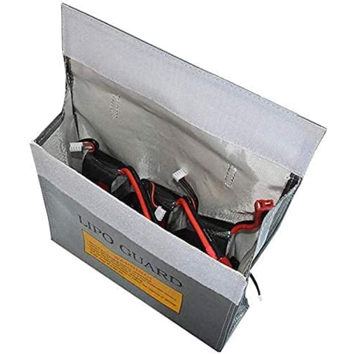 Bag Borsa ignifuga Ideale per caricare batterie Lipo Resistente al Fuoco (Misura mm 240 x 64 x 180).